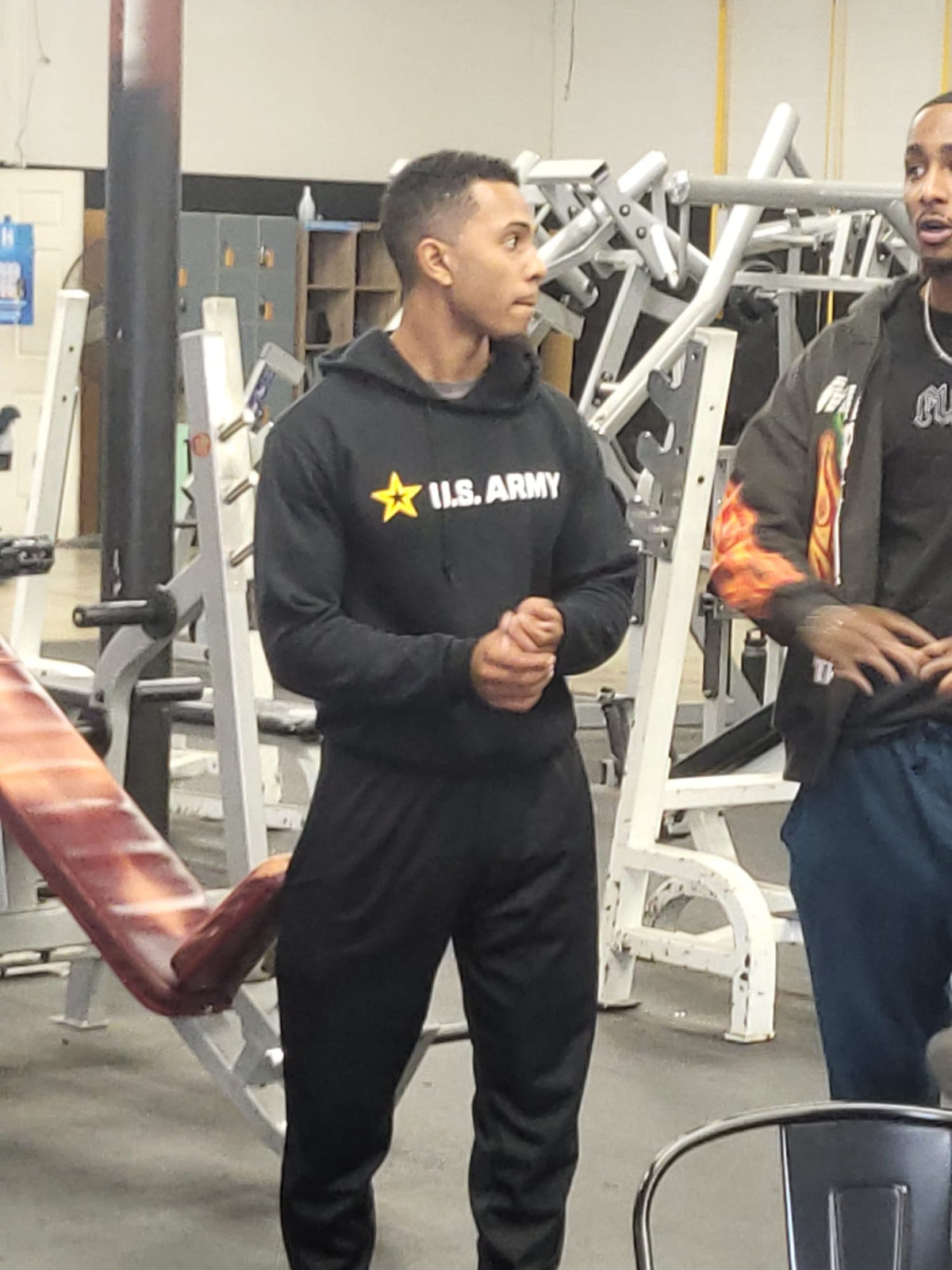 Athlete recovering after training with premium sports nutrition