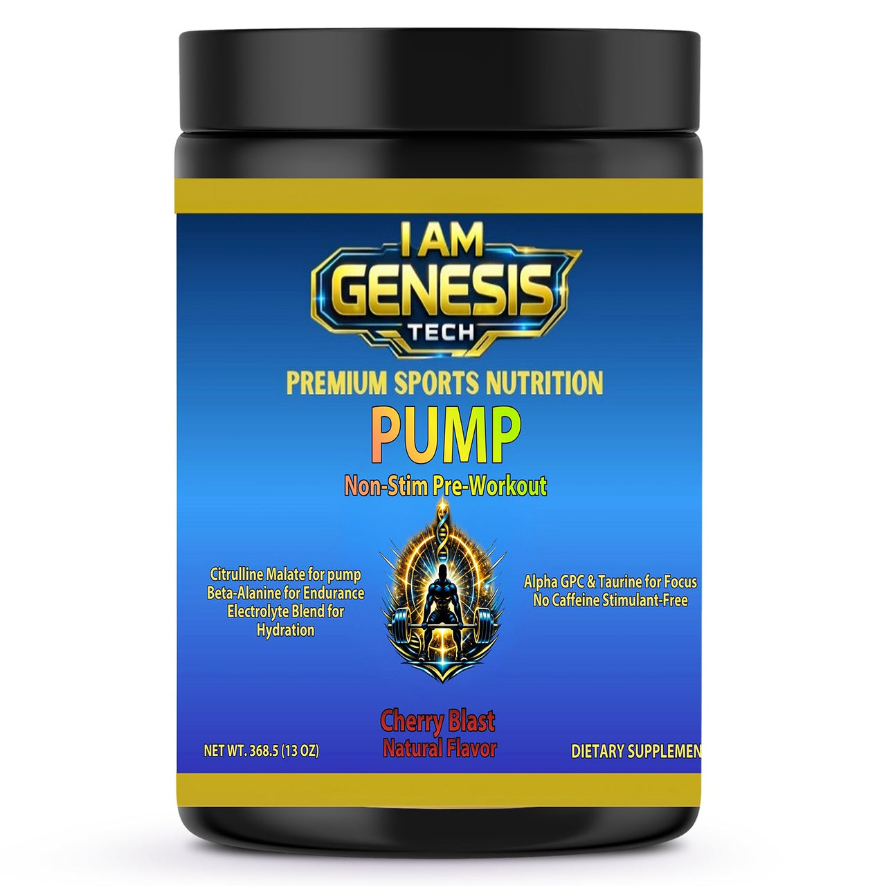 Pump Non-Stim Pre-Workout Cherry Blast 312g w/ Natural Flavor