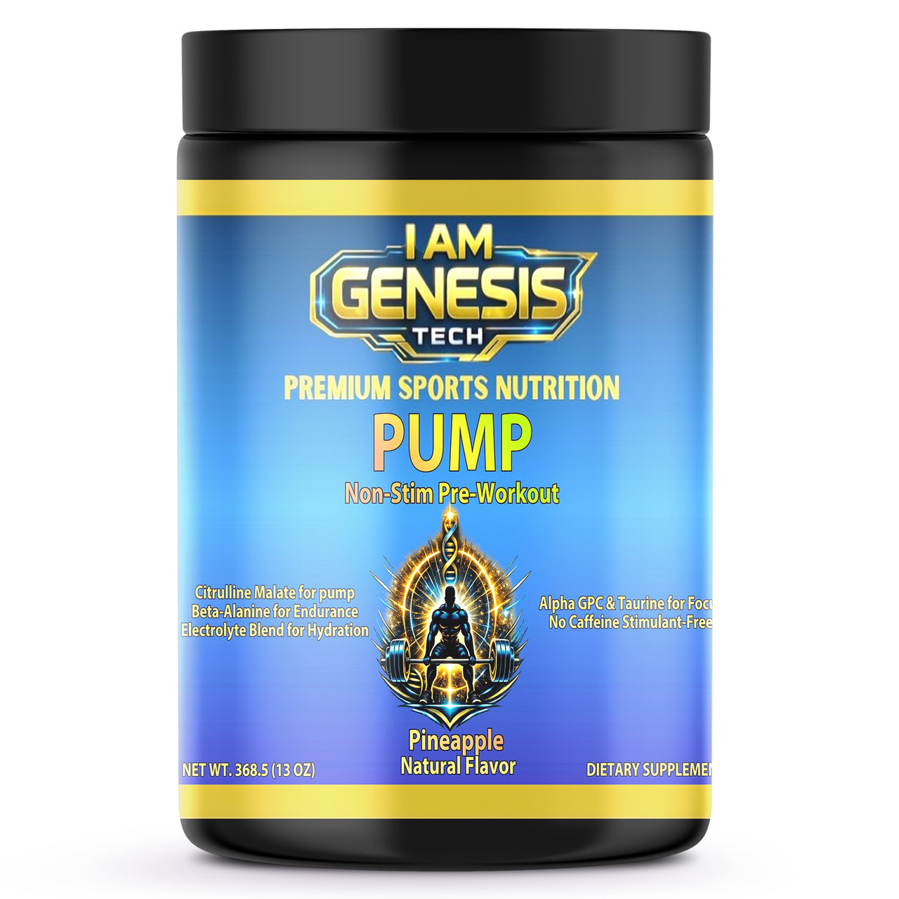 Non-Stim Pump Pre-Workout: Pineapple 312.5g w/ Natural Flavor