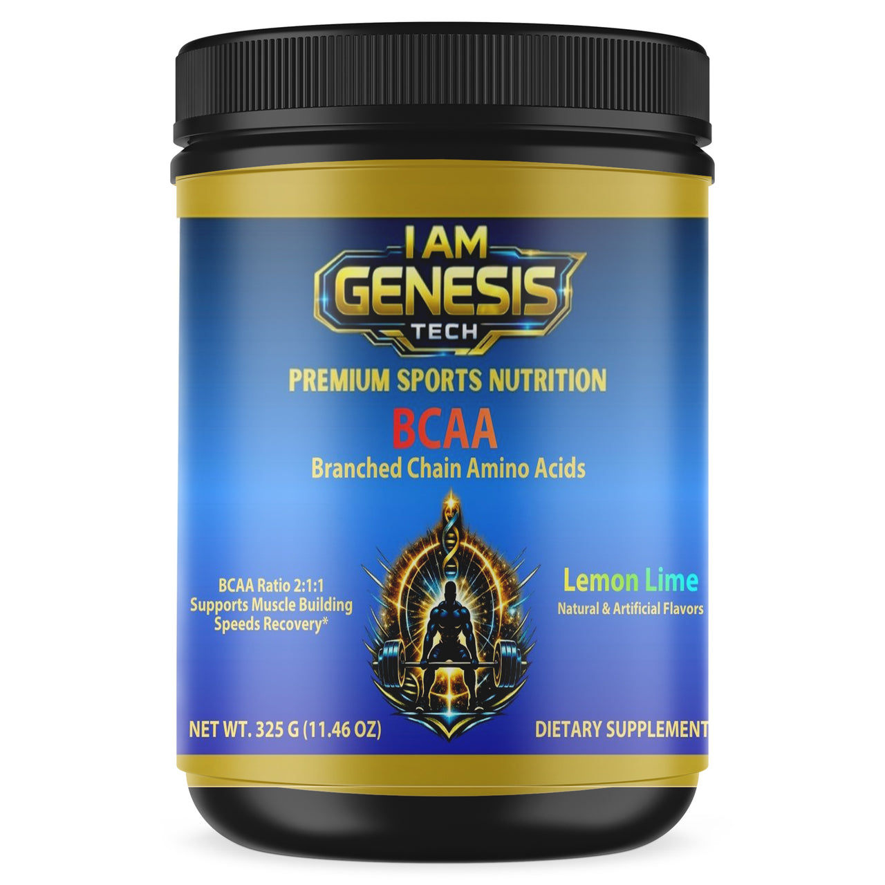 BCAA Amino Acids – Lemon Lime | 325g / 50 Servings