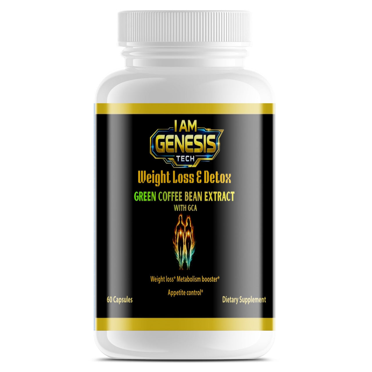 Green Coffee Bean w/GCA - 800mg by I AM GENESIS TECH