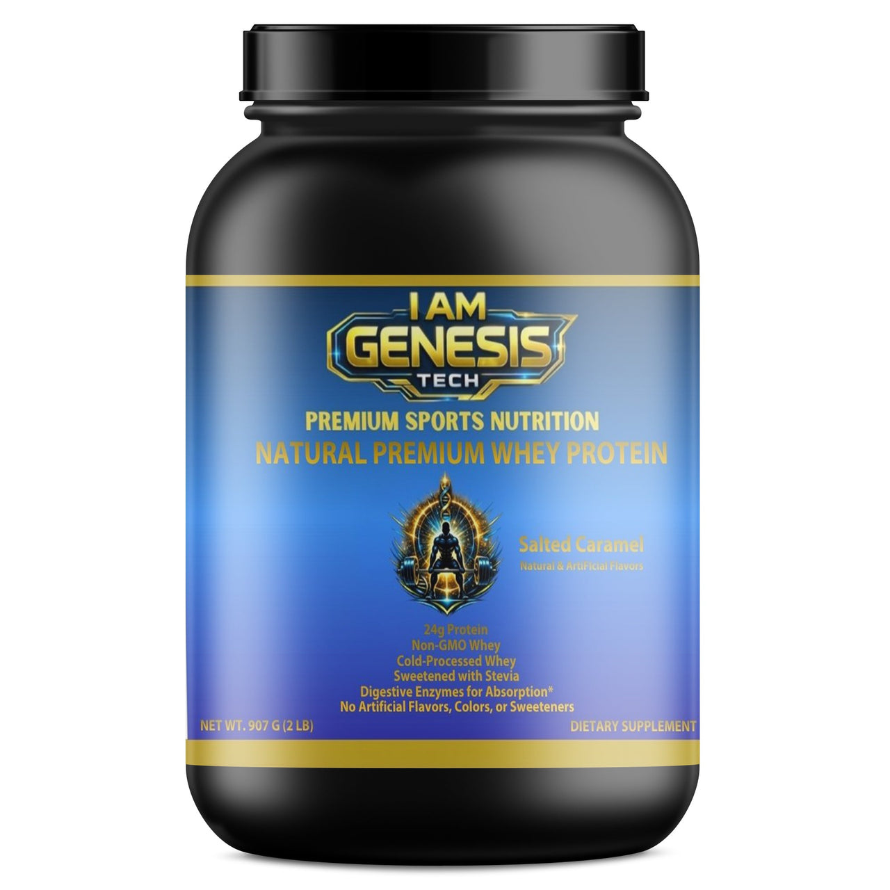 2lb Natural Whey Protein – Salted Caramel | 28 Servings