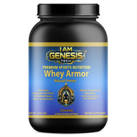 2lb Whey Armor Natural Protein Chocolate w/Stevia & Natural Flavor Non-GMO