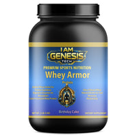 2lb Whey Armor Protein Birthday Cake