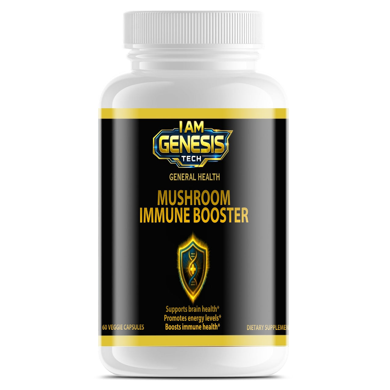Mushroom Immune Booster Chaga, Cordyceps, Reishi and Lion’s Mane. by I AM GENESIS TECH