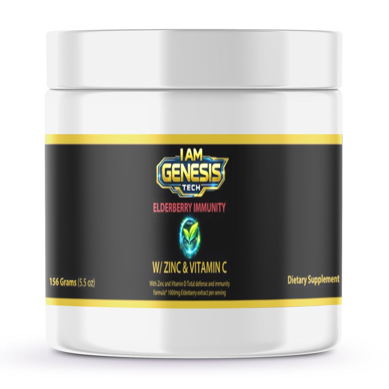 Elderberry Immunity W/ Zinc & Vitamin C by I AM GENESIS TECH