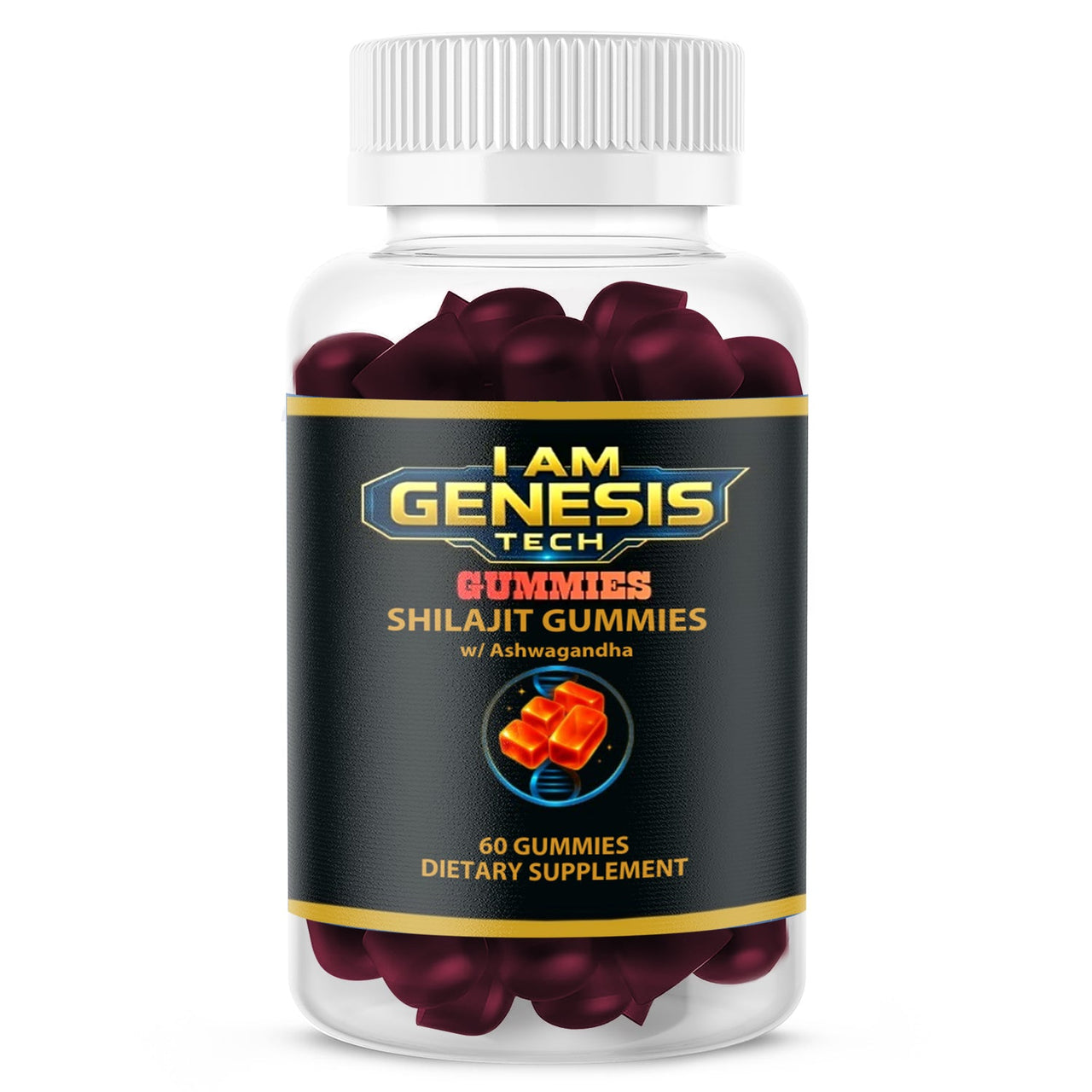 Premium Shilajit Gummies w/Ashwagandha