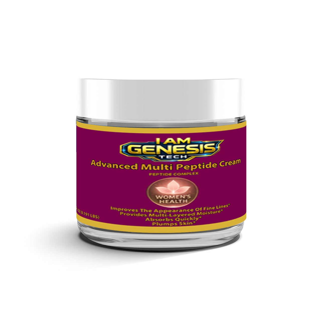 Advanced Multi Peptide Cream (Peptide Complex), USA Made, Clean & Vegan